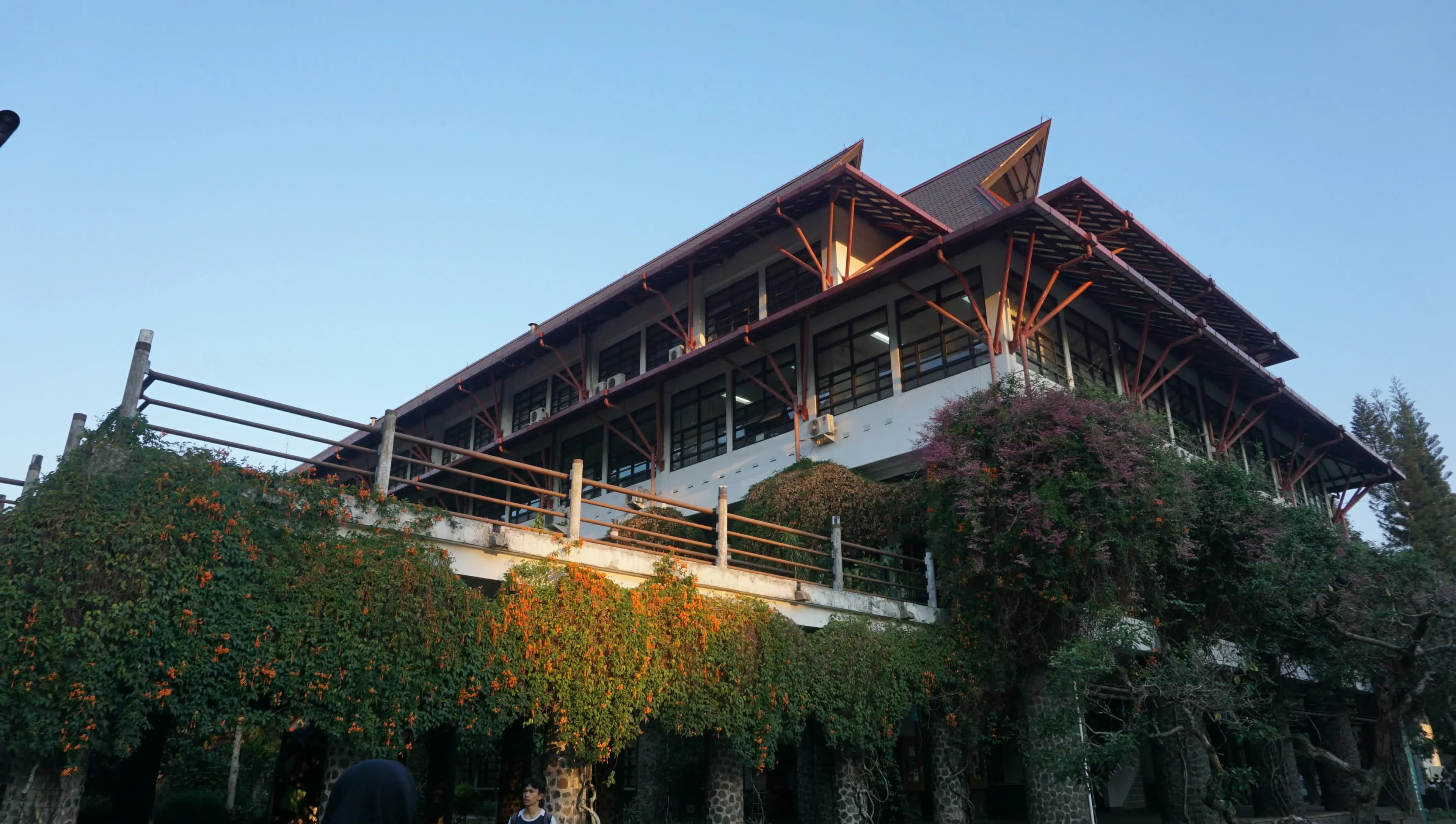 People moving through an urban space